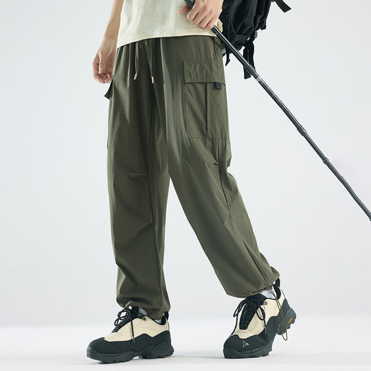Herren Breite Tech‑Cargo‑Hose mit Utility‑Taschen und verstellbarem Bund Nord Taschen