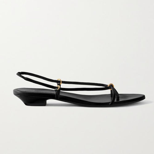 Damen Elegante Zehentrenner-Sandalen mit modischem Riemendesign und schickem Blockabsatz Nord Taschen