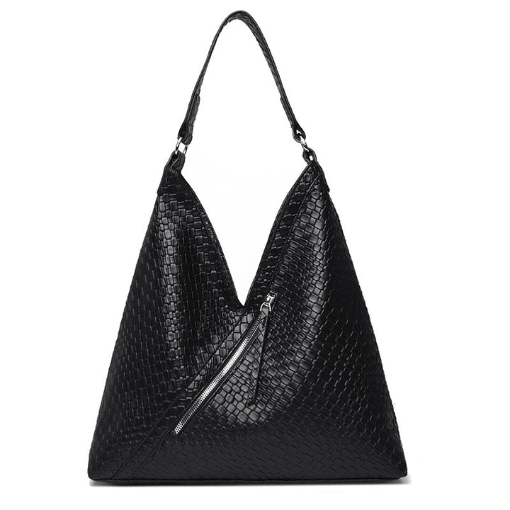Damen trendige Umhängetasche mit strukturiertem Design und seitlichem Reißverschluss Nord Taschen