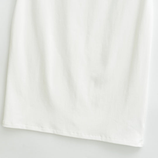 Damen Figurnaher Midirock aus Feinstrick mit elastischem Bund Nord Taschen