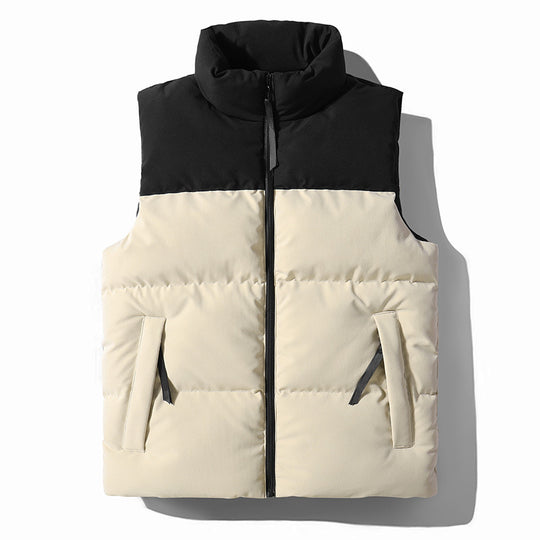 Herren Gesteppte Thermo‑Steppweste mit hohem Kragen und winddichter Schulterblende Nord Taschen
