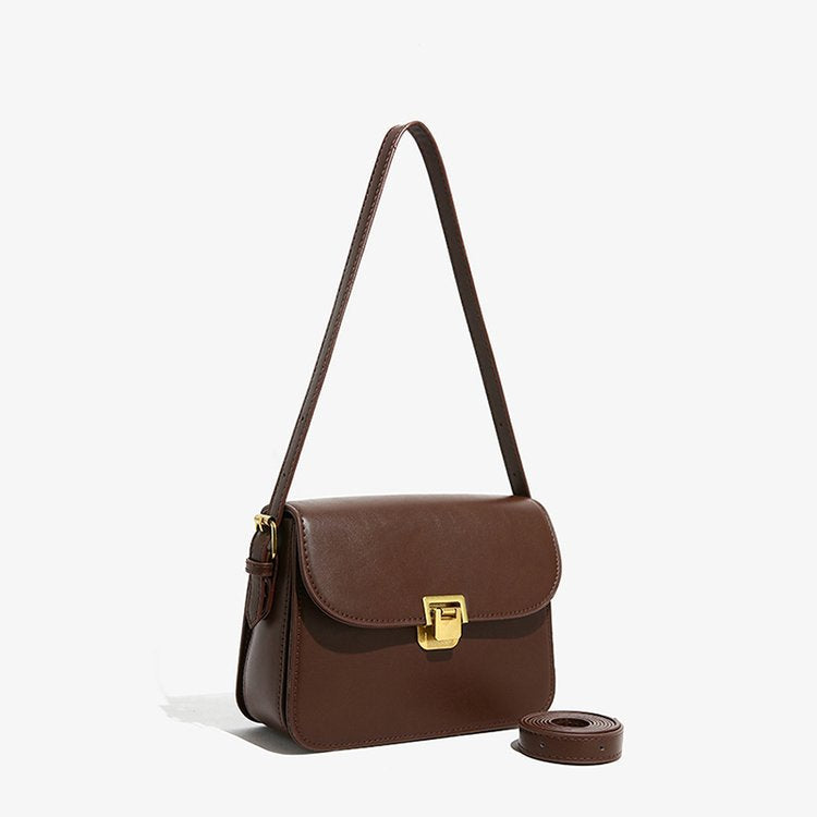 Damen elegante Umhängetasche aus hochwertigem Kunstleder mit stilvollem Verschluss Nord Taschen