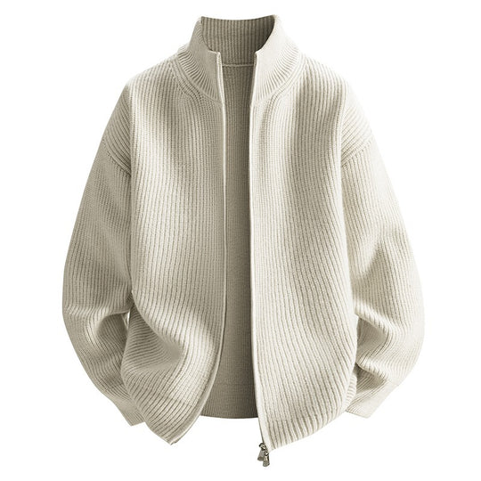 Herren Modische Strickjacke mit hohem Kragen Nord Taschen 1787964733