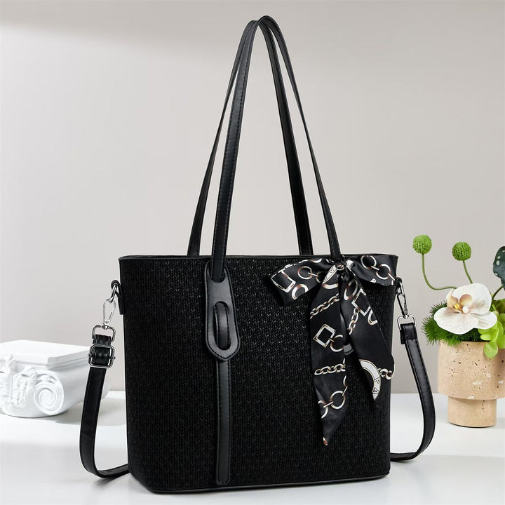 Damen Shopper-Tasche mit modischem Seidenband Nord Taschen