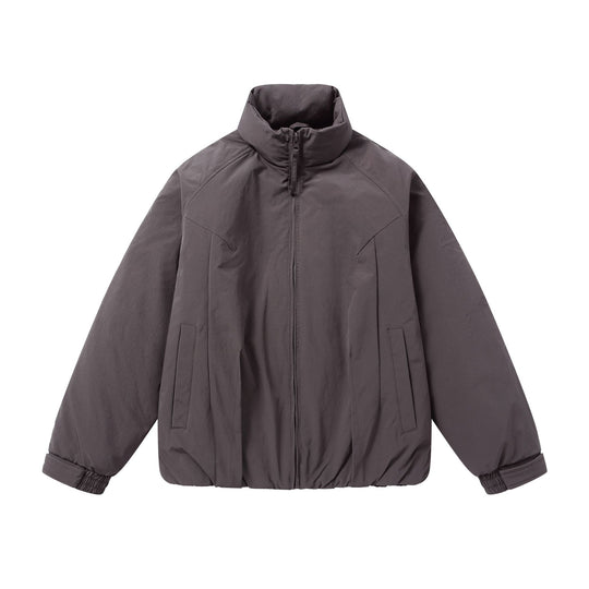 Herren Kurz‑Pufferjacke mit schützendem Stehkragen, verdecktem Reißverschluss und elastischem Saum Nord Taschen