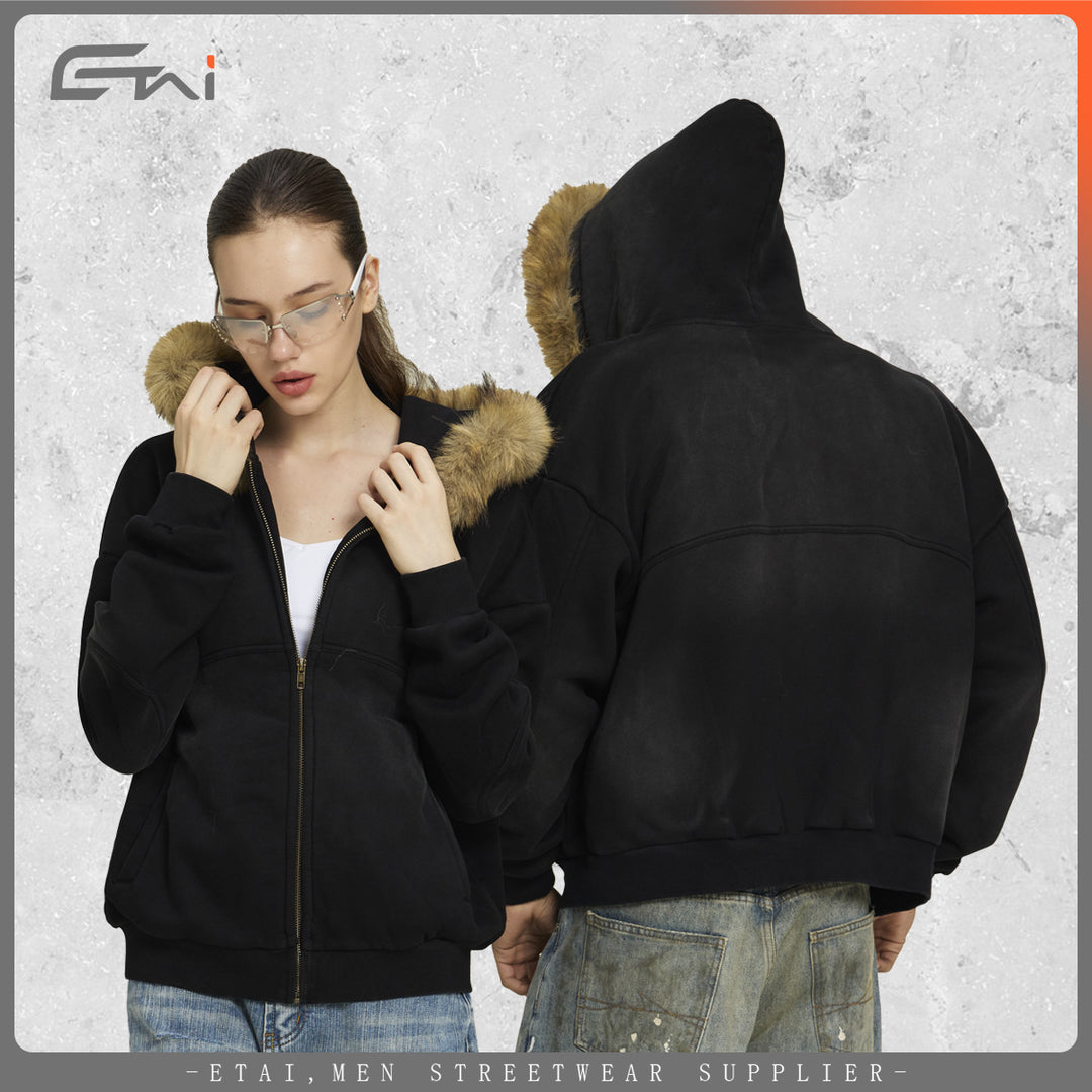 Herren Kapuzenjacke Nord Taschen