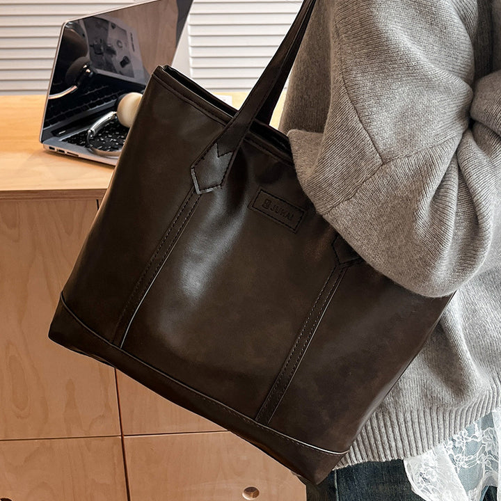 Damen komfortable Tragetasche mit strukturiertem Kunstleder Nord Taschen