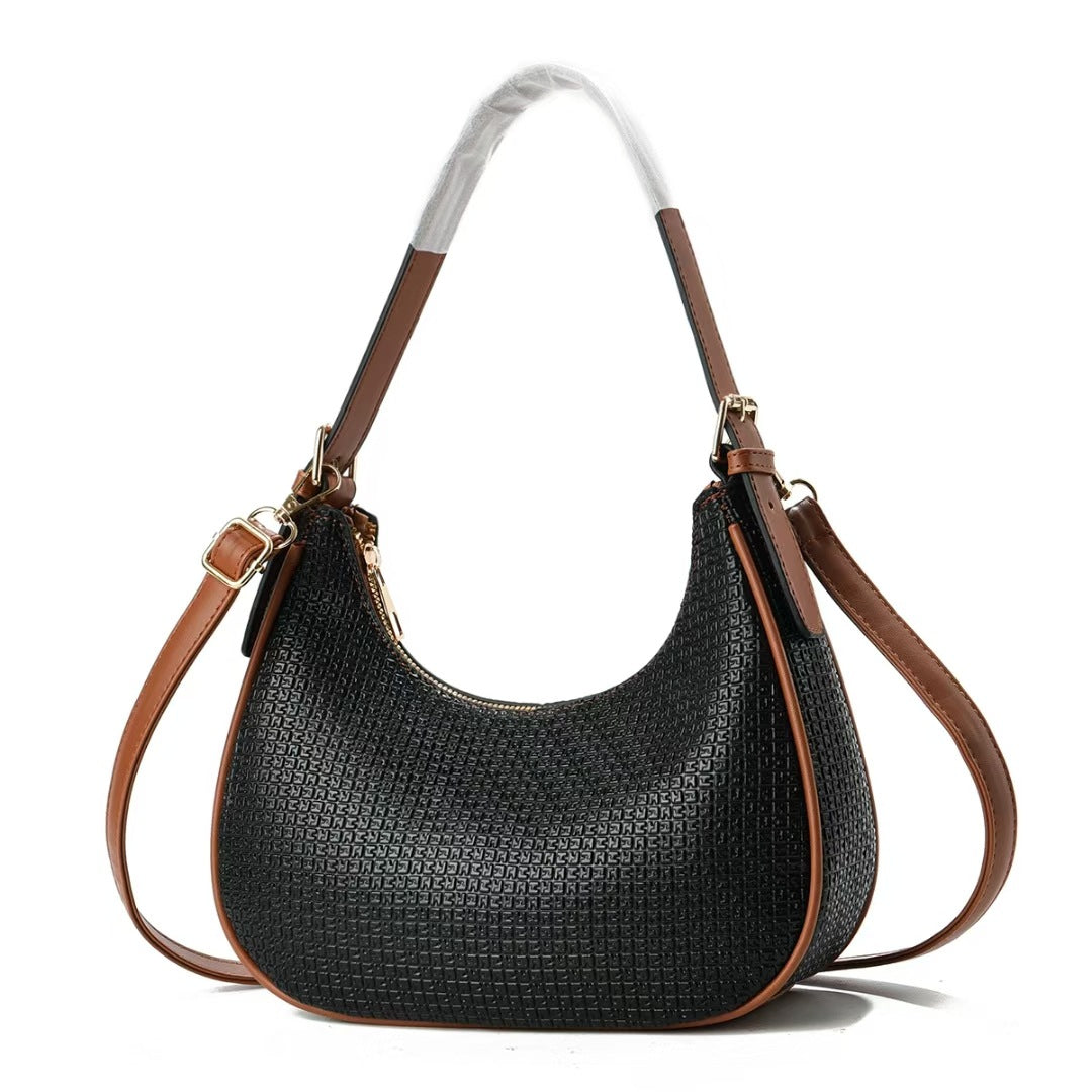 Damen Schultertasche mit strukturiertem Design und abnehmbarem Tragegurt Nord Taschen