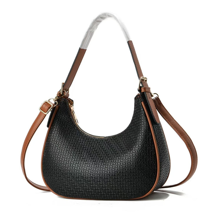 Damen Schultertasche mit strukturiertem Design und abnehmbarem Tragegurt Nord Taschen
