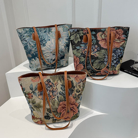 Damen florale Shopper-Tasche Nord Taschen