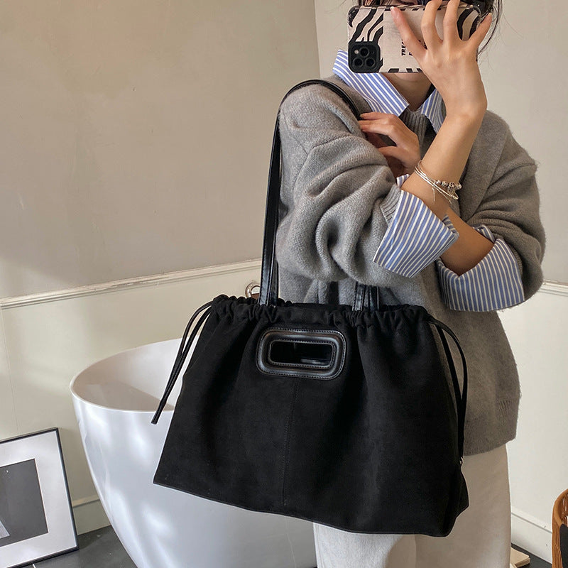 Damen Wildleder Handtasche Nord Taschen