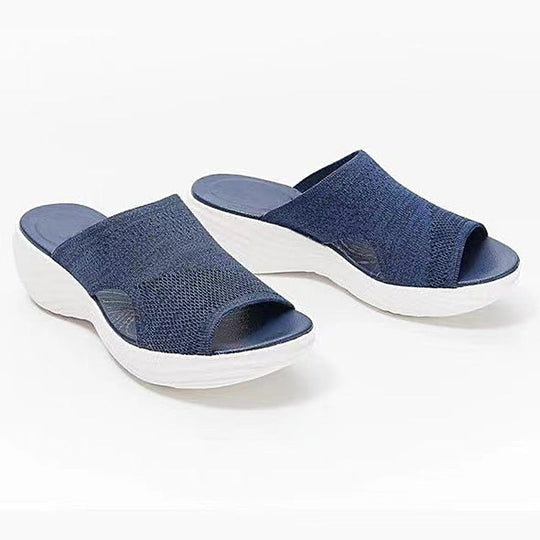 Damen Komfortable Sandaletten mit ergonomischem Fußbett und rutschfester Sohle