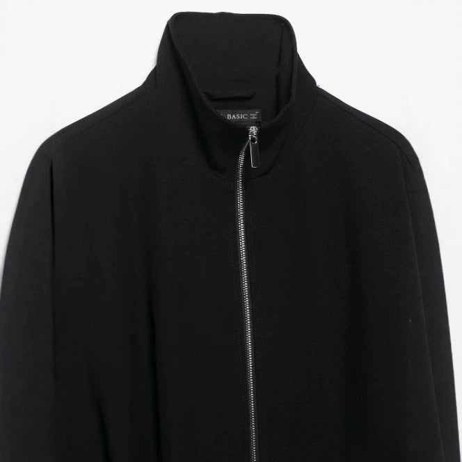 Damen Kurz geschnittener Boxy‑Blouson mit hohem Stehkragen und überschnittenen Ärmeln Nord Taschen
