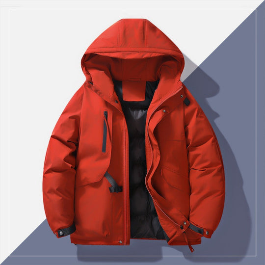 Herren Isolierte Parka-Jacke mit Kapuze Nord Taschen