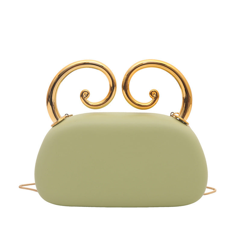 Damen originale Clutch mit elegantem spiralförmigen Verschluss Nord Taschen