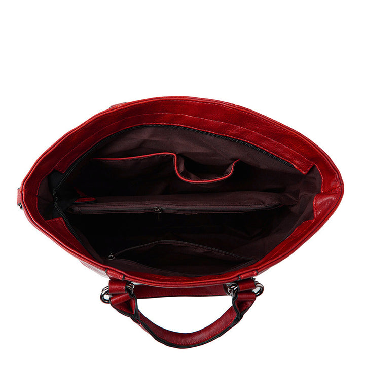Damen elegante Henkeltasche mit vielseitigem Innenraumdesign Nord Taschen
