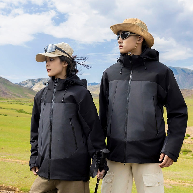 Damen Wetterfeste Urban-Trekkingjacke mit Thermo-Fleece-Inlay und verschweißten Reißverschlüssen Nord Taschen