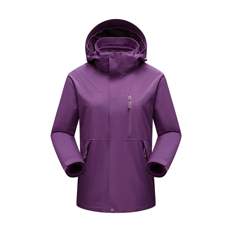 Herren Wasserabweisender Winterparka mit abnehmbarer Kapuze und getapten Nähten Nord Taschen