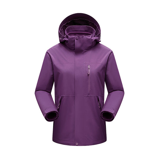 Herren Wasserabweisender Winterparka mit abnehmbarer Kapuze und getapten Nähten Nord Taschen
