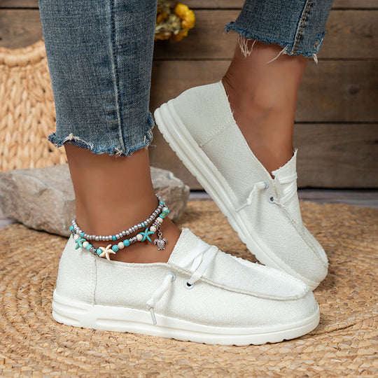 Damen bequeme und stylische Slip-On Sneakers