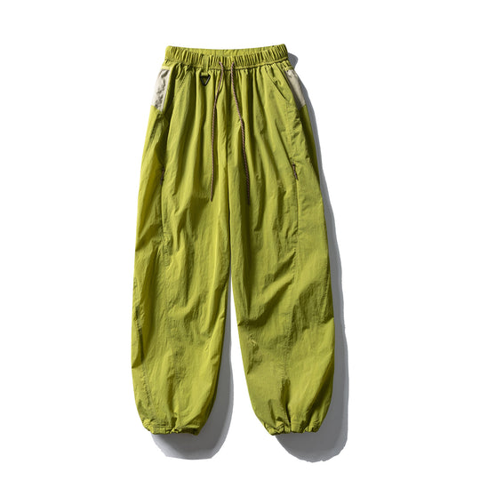 Herren Balloon-Silhouette Ripstop-Freizeit-Hose mit elastischem Tunnelzugbund, Zip-Taschen und D-Ring Nord Taschen
