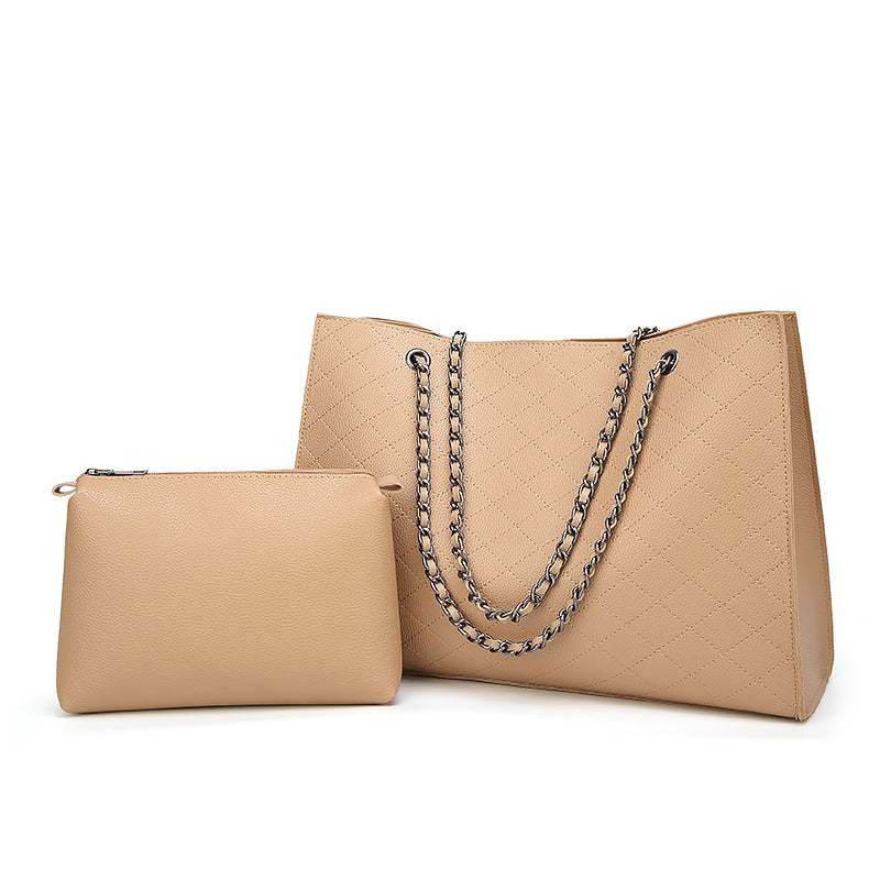 Damen Tote-Bag mit luxuriösem, strukturiertem Design und abnehmbarem Kosmetiktäschchen Nord Taschen