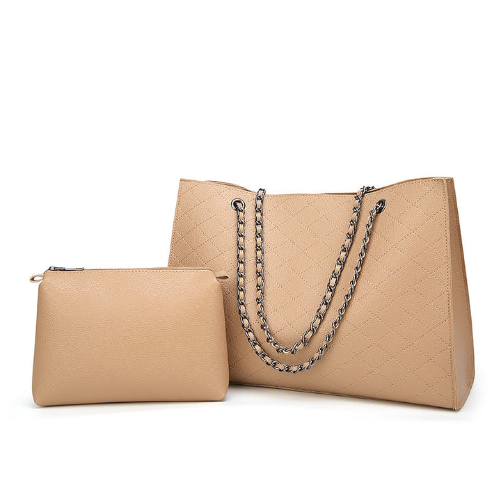 Damen Tote-Bag mit luxuriösem, strukturiertem Design und abnehmbarem Kosmetiktäschchen Nord Taschen