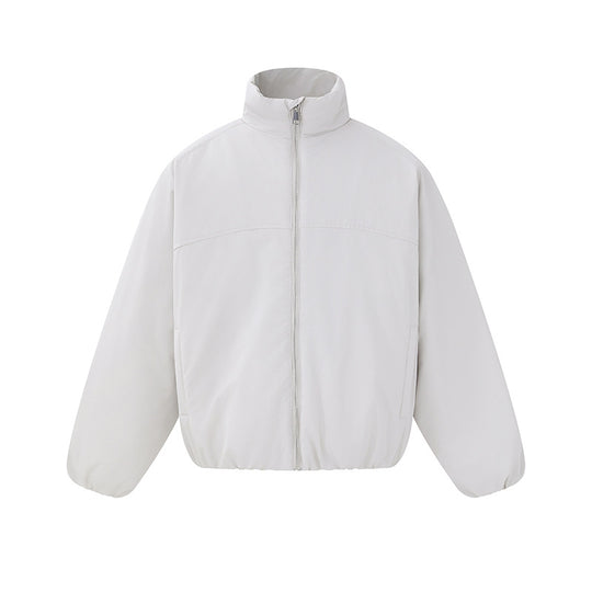 Unisex Leichter Boxy‑Pufferblouson mit hohem Stehkragen und elastischem Saum Nord Taschen