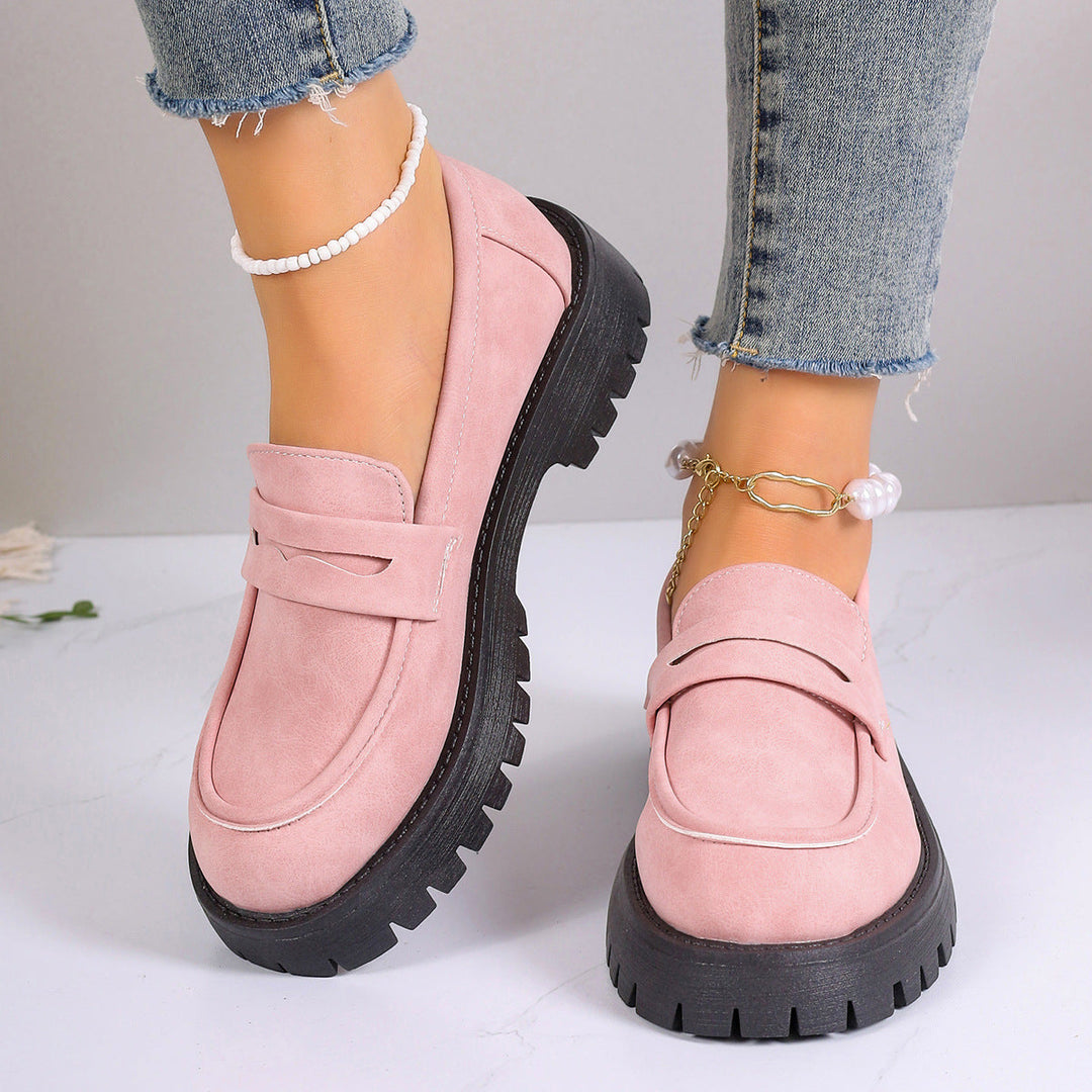 Damen Bequeme Mokassins mit rutschfester Sohle und stylishen Akzenten