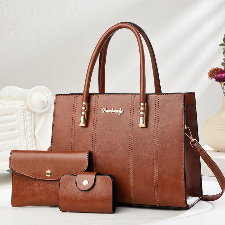 Damen klassische Handtasche mit abnehmbarem Portemonnaie Nord Taschen