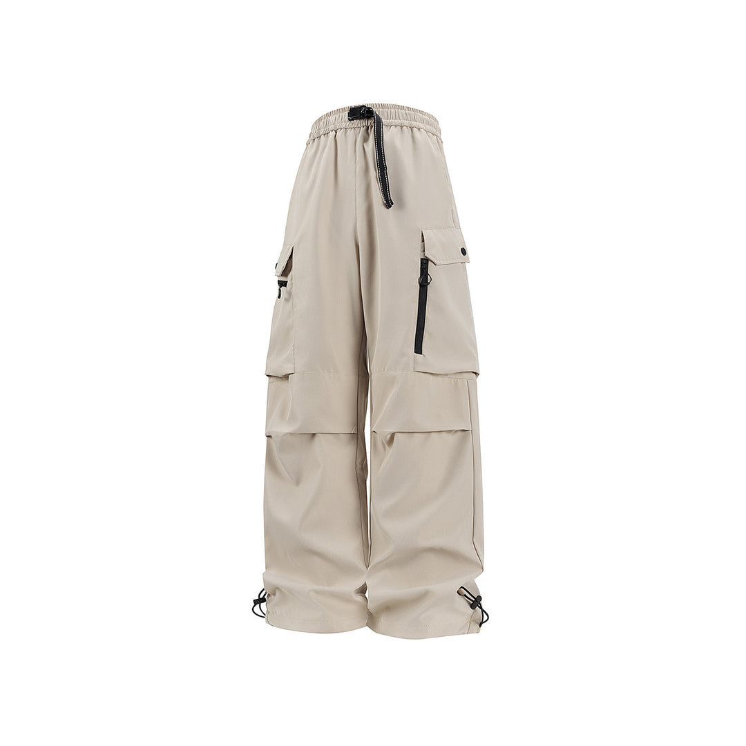 Unisex Weite technische Cargo-Hose mit Multifachtaschen, Tunnelzug und verstellbaren Beinabschlüssen Nord Taschen