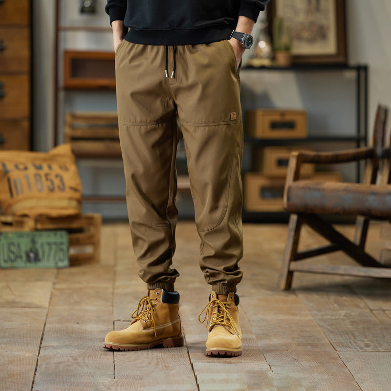 Herren Cargo-Joggerhose mit Kordelzug, verstärkten Knieeinsätzen und elastischen Bündchen Nord Taschen