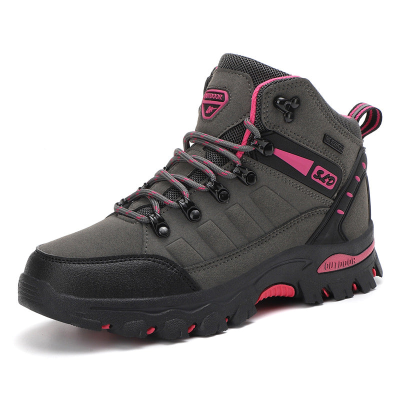 Damen Hochwertige und wasserdichte Wanderschuhe mit rutschfester Sohle und atmungsaktivem Obermaterial
