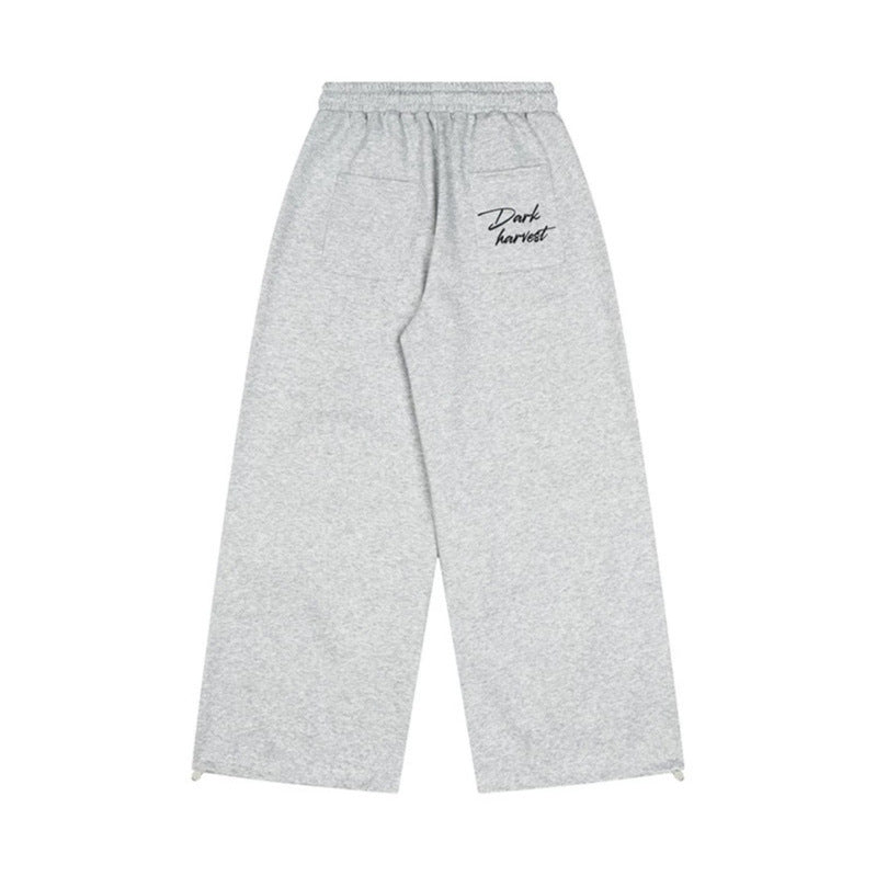 Damen Weite High-Waist Culotte-Hose mit Komfortbund, Kordelzug und Zierknopfleiste Nord Taschen