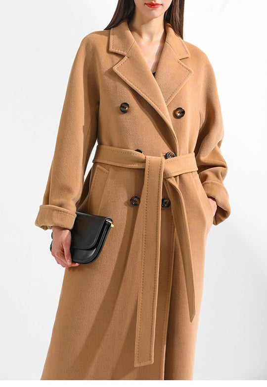 Damen Stilvoller Wollmantel Nord Taschen