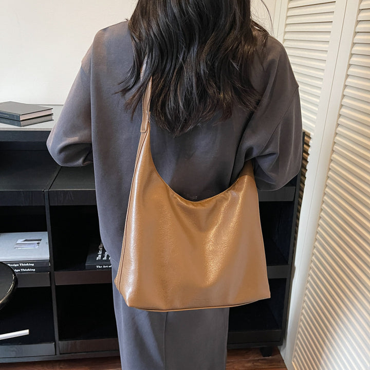Damen Hobo-Tasche mit luxuriösem Kunstleder und abnehmbarem Kosmetiktäschchen Nord Taschen