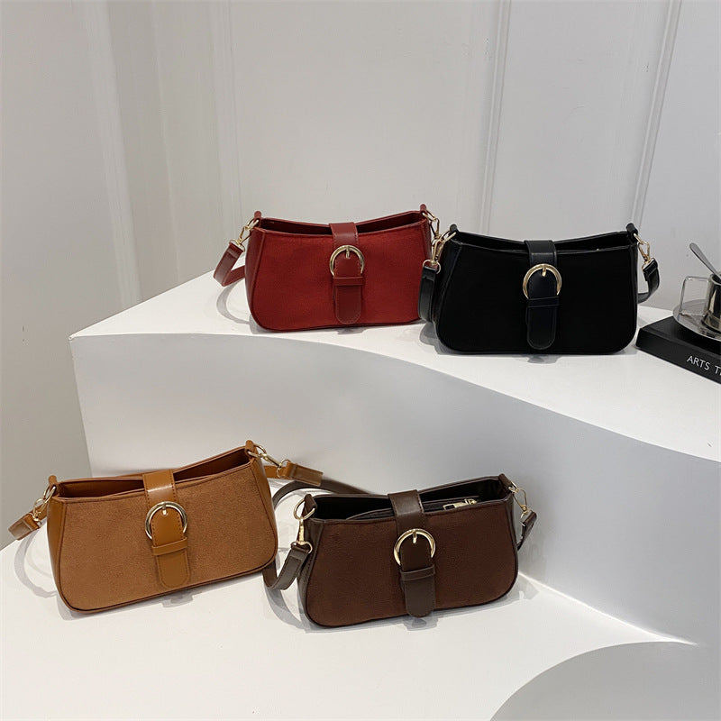 Damen Umhängetasche mit elegantem Schnallenverschluss Nord Taschen
