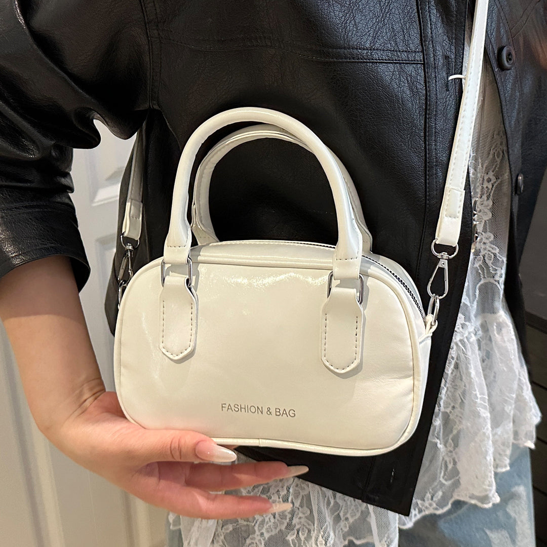 Damen Handtasche mit eleganter Perlenverzierung und abnehmbarem Schultergurt Nord Taschen