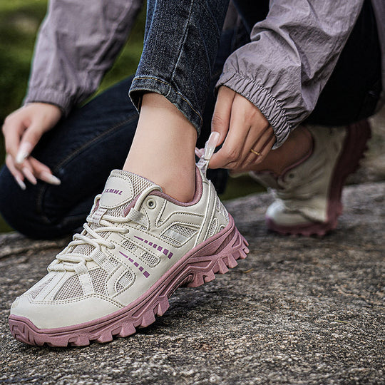 Damen Sportliche Trail Running Schuhe mit atmungsaktivem Mesh-Obermaterial und rutschfester Sohle - Arvani