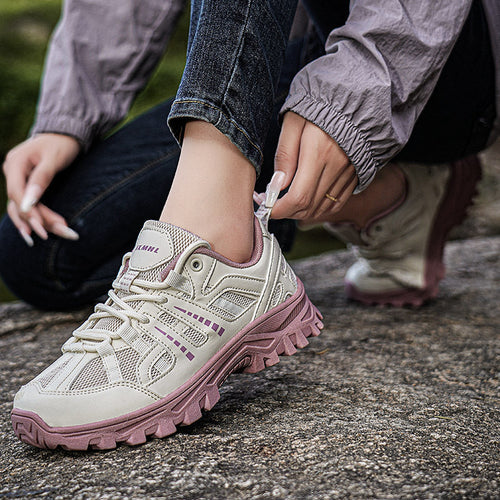 Damen Sportliche Trail Running Schuhe mit atmungsaktivem Mesh-Obermaterial und rutschfester Sohle - Arvani