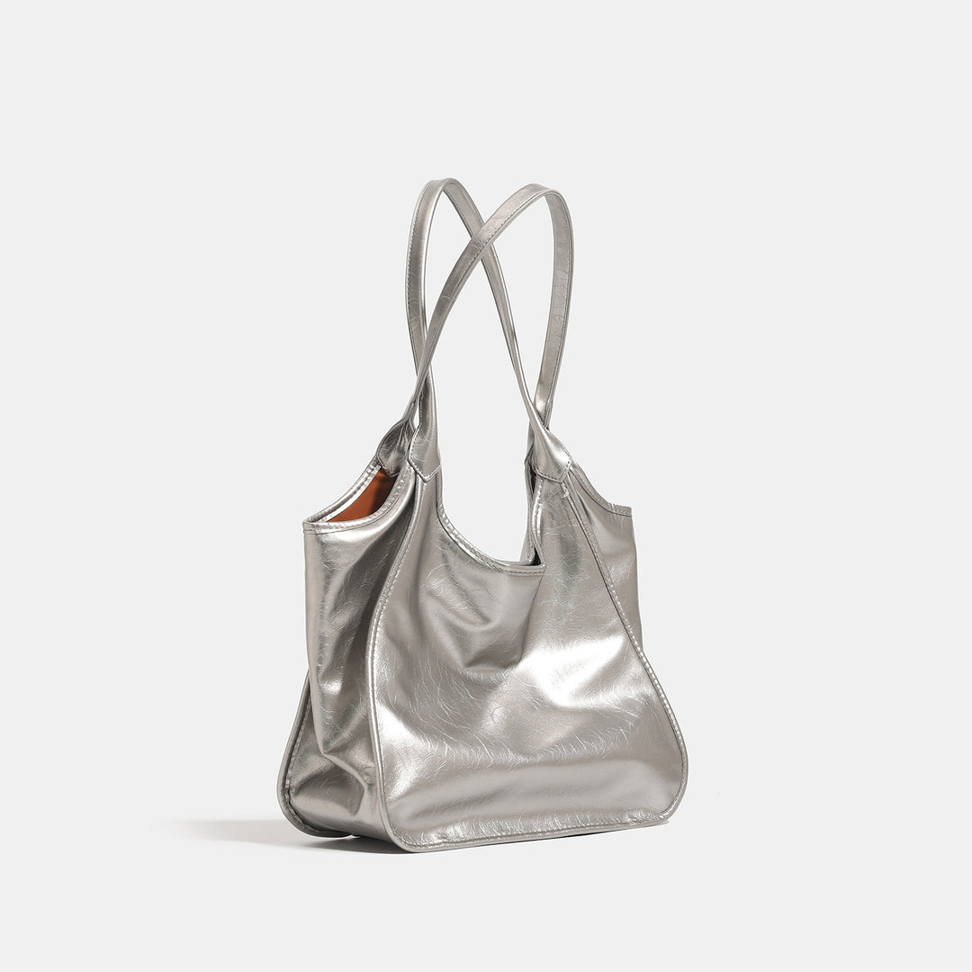 Damen modische Tote-Tasche mit glänzender Oberfläche Nord Taschen
