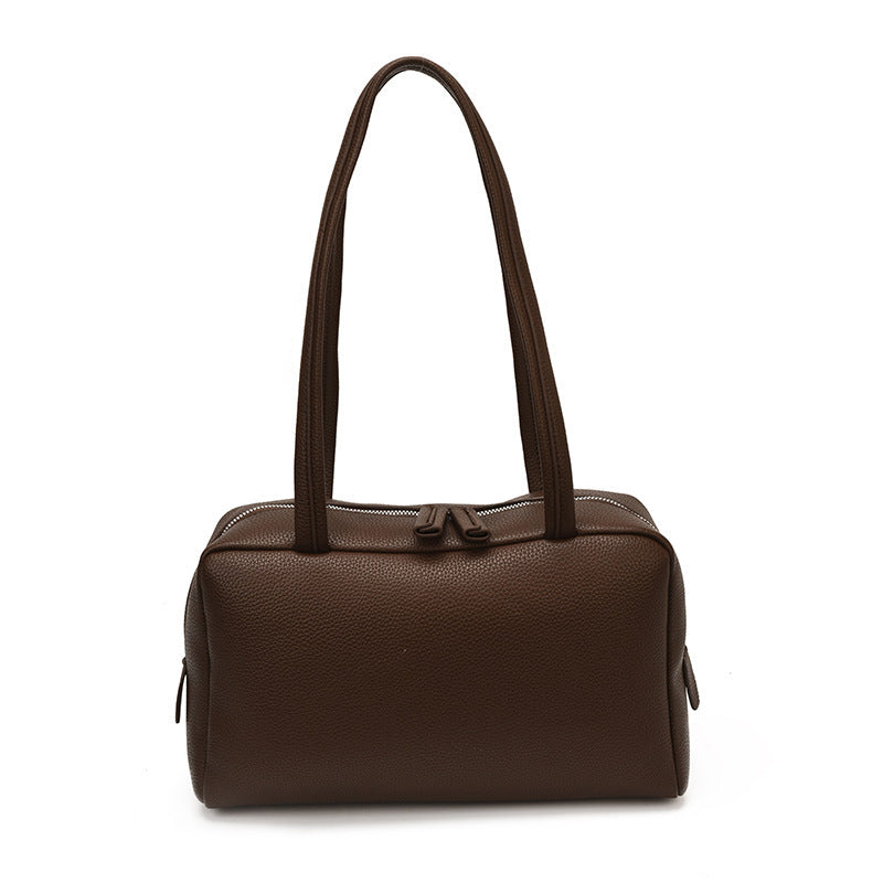 Damen elegante Handtasche mit strukturiertem Leder und praktischen Fächern Nord Taschen
