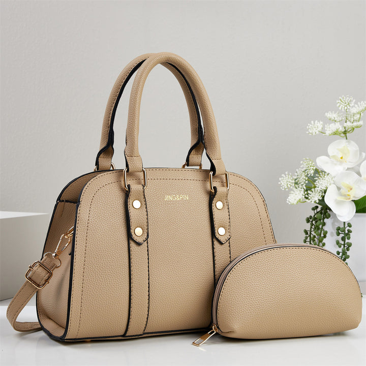 Damen Elegante Handtasche mit abnehmbarer Kosmetiktasche Nord Taschen