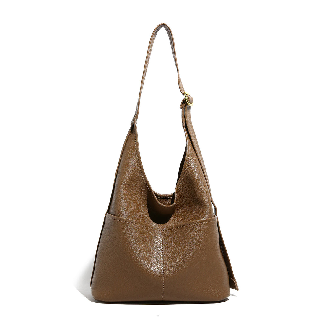 Damen Hobo-Tasche aus hochwertigem Kunstleder mit raffiniertem, strukturiertem Design Nord Taschen