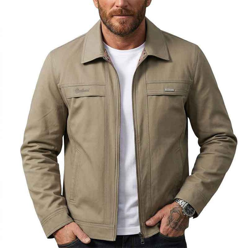 Herren Modische Freizeitjacke Nord Taschen