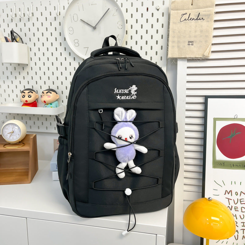 Damen Freizeit-Rucksack mit einzigartiger Plüschapplikation und praktischem Fächerdesign Nord Taschen