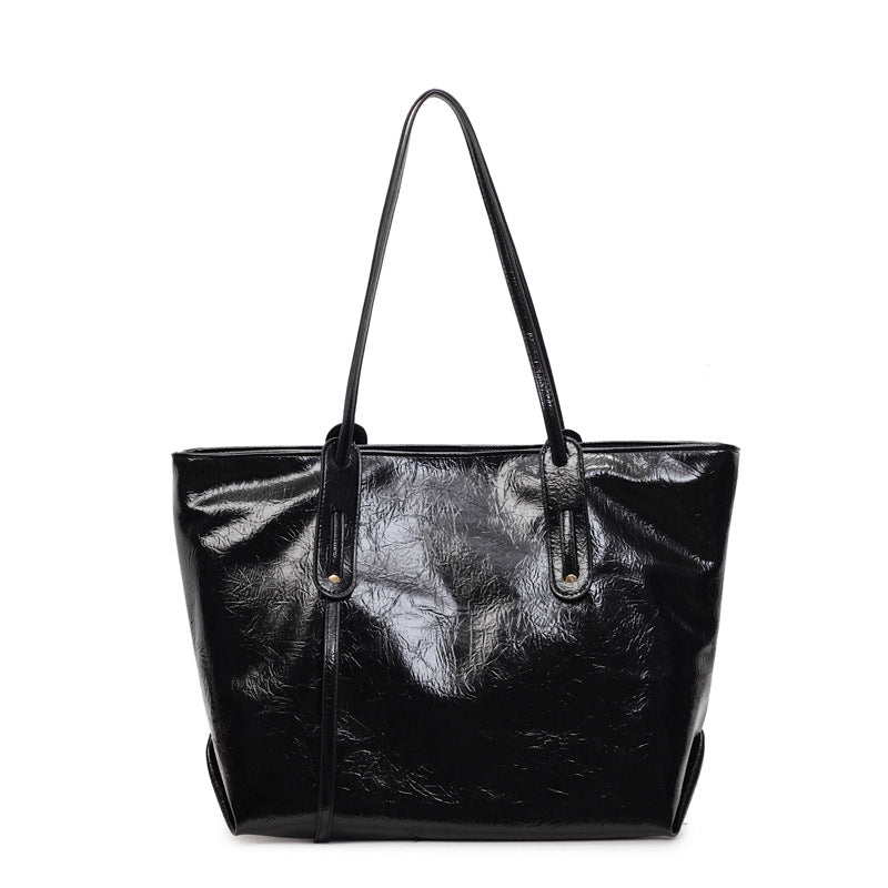 Damen geräumige Shopper-Tasche aus hochwertigem Kunstleder Nord Taschen