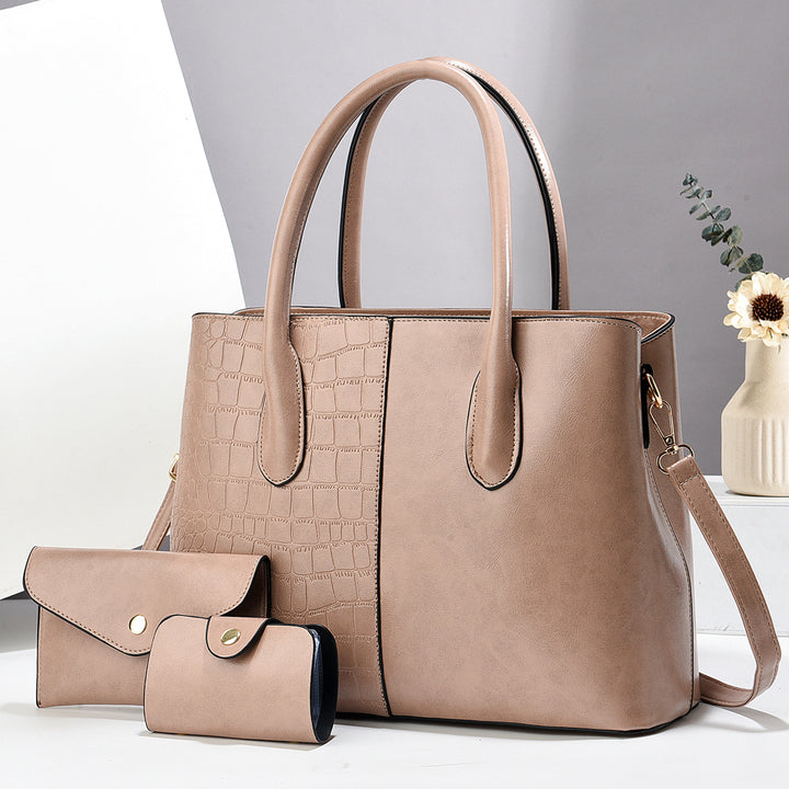 Damen Tote-Handtasche mit abnehmbarem Zubehör Nord Taschen
