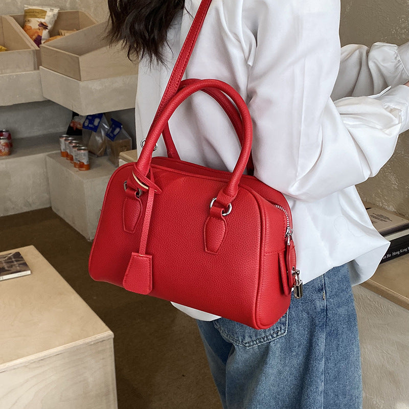 Damen elegante Handtasche mit strukturierter Oberfläche und abnehmbarem Schulterriemen Nord Taschen