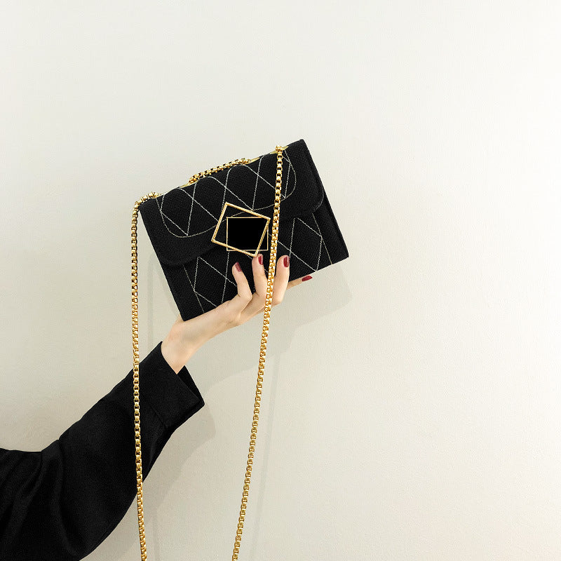 Damen stilvolle Clutch mit einzigartigem Verschluss Nord Taschen
